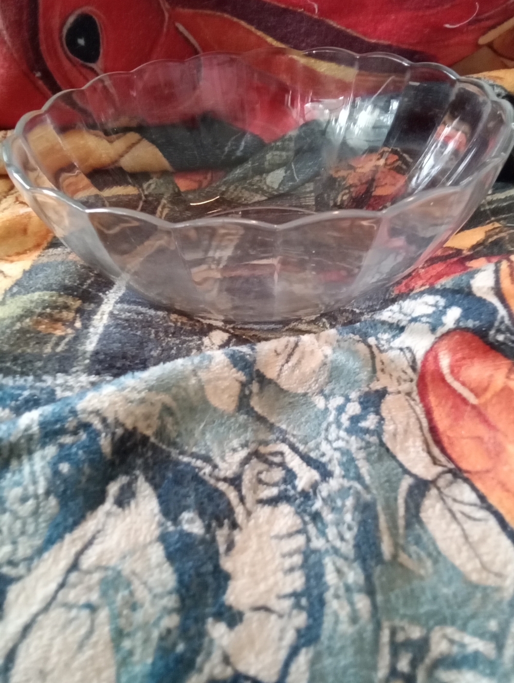#1325 Vintage Glass Bowl